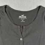 Hollister  Shirt Womens Small Must-Have Collection Baby Tee Button Front Fitted Photo 1