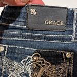 GRACE IN LA  jeans embellished embroidered studded women’s size 30 Photo 13