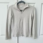 Vince ribbed half zip mock neck pullover sweater Photo 5