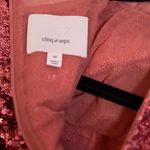 Cinq à Sept Cinq A Sept Joan Allover Sequin Glitter Embellished Turtleneck Blouse Rosewood M Photo 3