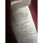 Michael Kors  Metallic Red Sweater Shimmer Size Small Holiday Office Sparkle Photo 4