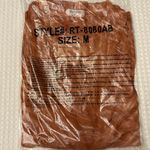 Zenana Premium NEW! ZENANA Oversized Boyfriend T-Shirt Orange Tie Dye Size MEDIUM Short Sleeve Photo 3