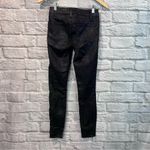 Paige  Verdugo Ankle Jeans Size 24 Night Violet Shimmer Coated Shimmer Holiday Photo 2