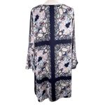 Vince Camuto  Dress 18W Blue Floral Sheer Bell Sleeves Photo 6