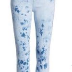 Paige Hoxton Slim Crop Raw Hem Jeans Size 27 Tie Dye blue & white NEW Photo 3