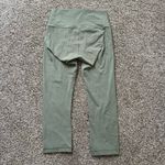 Lululemon  light sage green crop leggings size 6 Photo 2