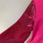 PINK - Victoria's Secret Victoria's Secret Sequin Sleeve Varsity Jacket Photo 5