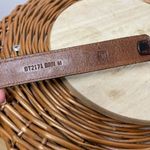 Fossil ‎ Brown Leather Hammered Silver Medium M Belt Western Cowboy Photo 2