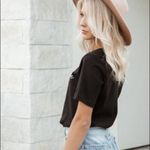 ✨ Leaves + Lattes Black Tee✨ Black Size L Photo 4