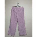 Ralph Lauren Lauren ‎ sz 8 Linen Silk blend lined Wide Leg Casual Pants dawn pink Photo 2