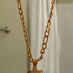 Target Gold Chunky Initial Necklace Photo 0