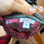 J. Jill Bohemian Pink Floral Maxi Dress Size XL Photo 7