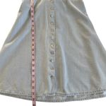 Boyish  Sunrise Blue Button Front Puff Sleeve Denim Mini Dress Size Medium NWT Photo 5