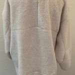 Lululemon Off white Opal Collarless Textured Sherpa Fleece Coat 12 Large NEW NWT Photo 5