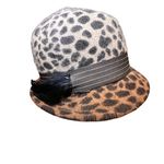 Albertus Swanepoel for Target Leopard Print‎ Fedora Hat Brown Photo 3