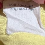 Elevenses Anthropologie Rouleau Button Yellow Floral Eyelet Lace Peplum Jacket Photo 9