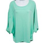 Victoria's Secret  VSX Sport Oversized Dolman Sleeve Long Tee Basic Top Mint Photo 0