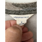 Aeropostale  Long Sleeve Top Womens Size M Camo Distressed Round Neck Ruched Photo 6