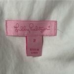 Lilly Pulitzer Largo White Gold Sleeveless Shift Dress Sz 2 Resort Coastal Prep Photo 7