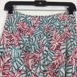 ONIA Mila Wide Leg Palazzo Leaf Print Boho Pants Photo 9