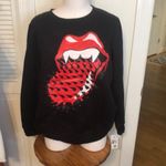 The Rolling Stones  Black Sweatshirt Size Medium NWT Photo 1