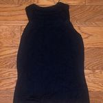 Black Summer Knit Halter Tops Sleeveless Photo 3
