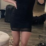 Hello Molly  Dress - VIXEN VIBES MESH MINI DRESS BLACK Photo 2