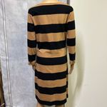 Old Navy Striped 3 Quarter Sleeve Button Cuff Midi Shirt Dress Womens Medium Photo 5