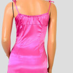 H&M Y2K Milkmaid Babydoll Midi Slip Dress Sz. S Pink Fairy Satin Coquette Dainty Photo 10