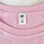 BP New  Flower Embroidered Short Sleeve Cropped Sweatshirt Pink Photo 13