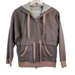 Adidas by Stella McCartney Size XS Essentials Hoodie Anthro Full Zip Sweatshirt Pink Photo 2