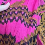 Farm Rio  Croco Short Sleeve Maxi Dress Printed Vacation Summer New With Tags Photo 3