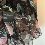 Zimmermann Zimmerman Floral Halter Sheer Metallic Silk Blend Blouse Size: 1 Photo 6