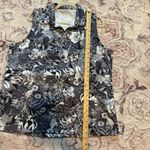 Nike  Dri Fit Floral Sleeveless Collar Tank Shirt Golf Equestrian Athletic Photo 6