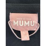 Show Me Your Mumu  Paris Maxi Gown in Black Stretch L Photo 4