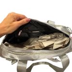 Wildfox  Argent Glitter Mesh Duffel Bag Gym Travel Weekend Bag TU/OS Photo 4