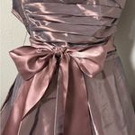 Jessica McClintock  Mauve Strapless Mini Dress Photo 2