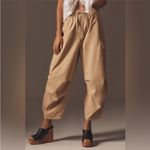 Anthropologie  Oversized Utility Ankle Pants Khaki Size XL NEW Photo 7