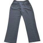 Lulus Pants Womens Large Gray Kick It Straight Leg Flat Front Office Career Photo 1