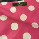 Kate Spade  New York cosmetic bag pink with white dots Photo 3