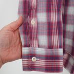 Madewell  Ex Boyfriend Plaid Shirt Womens Western Preppy Coastal Cowgirl Size S Photo 4