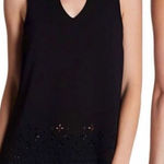Bobeau NWT Womens Nordstrom  Laser Cutout Eyelet Laser Cut Sleeveless Top - Sz L Photo 0