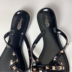 Charlotte Russe Women's Black Studded Bow Sandals Sz 7 Photo 6