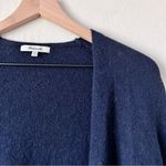Madewell Kent Fuzzy Cardigan Merino Wool Alpaca Blend Navy Blue XXS Photo 6