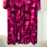 Avenue Pink Tie Dye V Neck Dress 18/20 EUC Size 2X Photo 6
