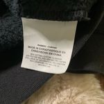 Nike Tech Funnel Neck Hooded Sweatshirt Silver Printed Logo Womens Small Photo 4