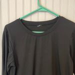 Black Long Sleeve “Baby’s First Christmas..On The Inside” Maternity T Photo 2
