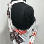 Chicme Fitted Top with Botanical Design Orange Size M Photo 2