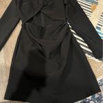 ZARA  Black Long Sleeve V-neck Cut Out Hallow Out Sexy Party Mini Dress Photo 8