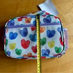 Travelers Club HEARTS Insulated Lunch Cooler Bag, Rainbow, White, Purple, 10 in White Photo 13
